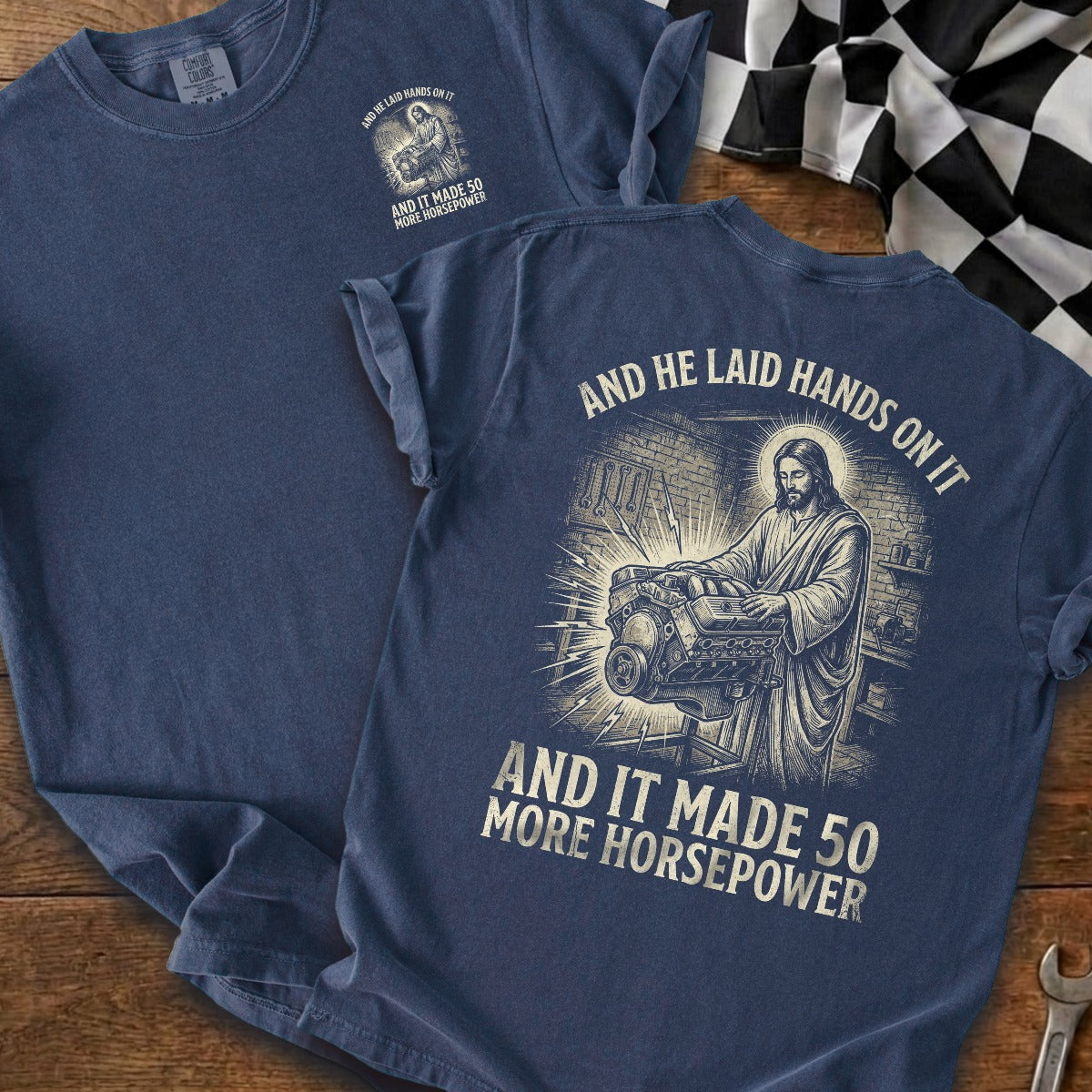 True Navy | Front & Back