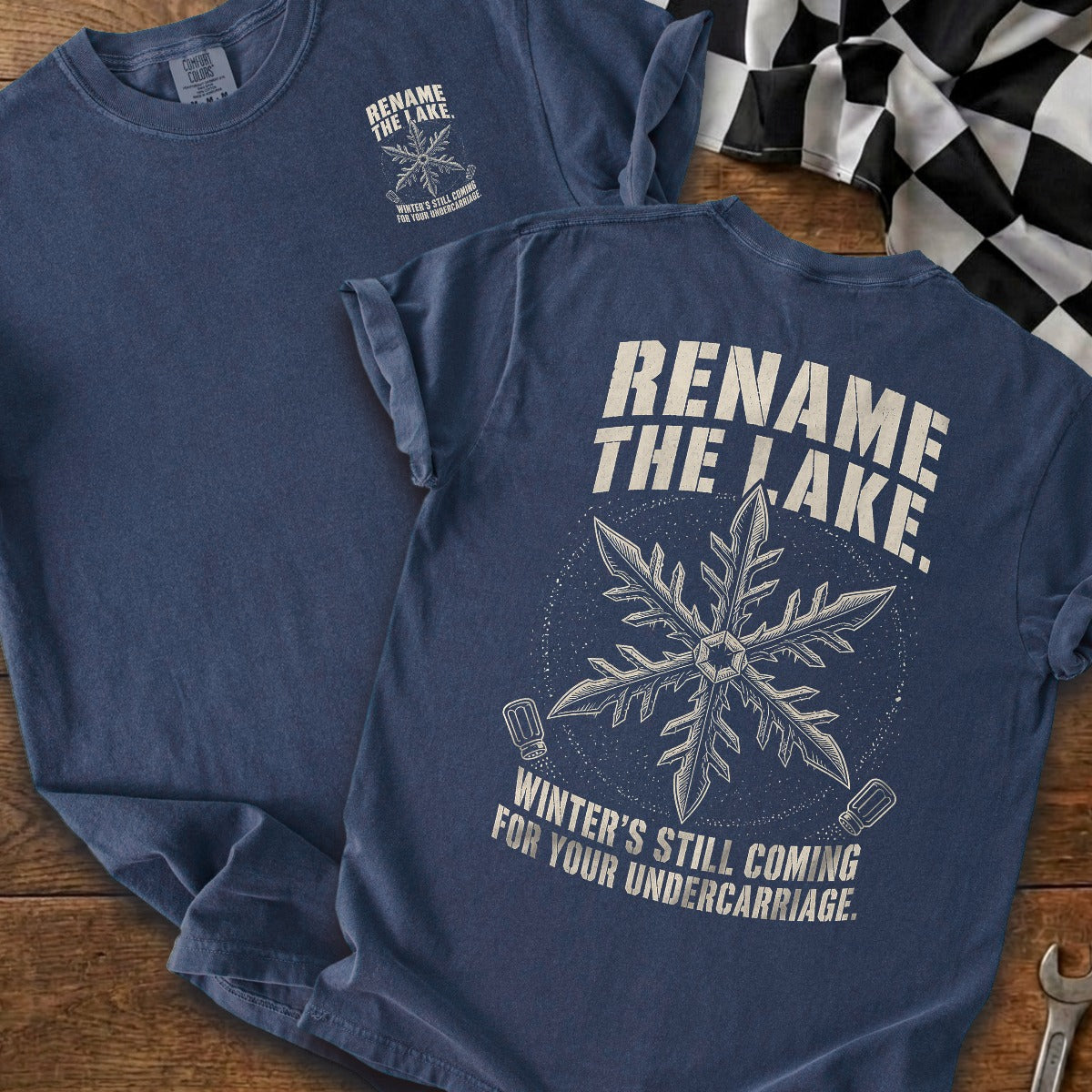 True Navy | Front & Back