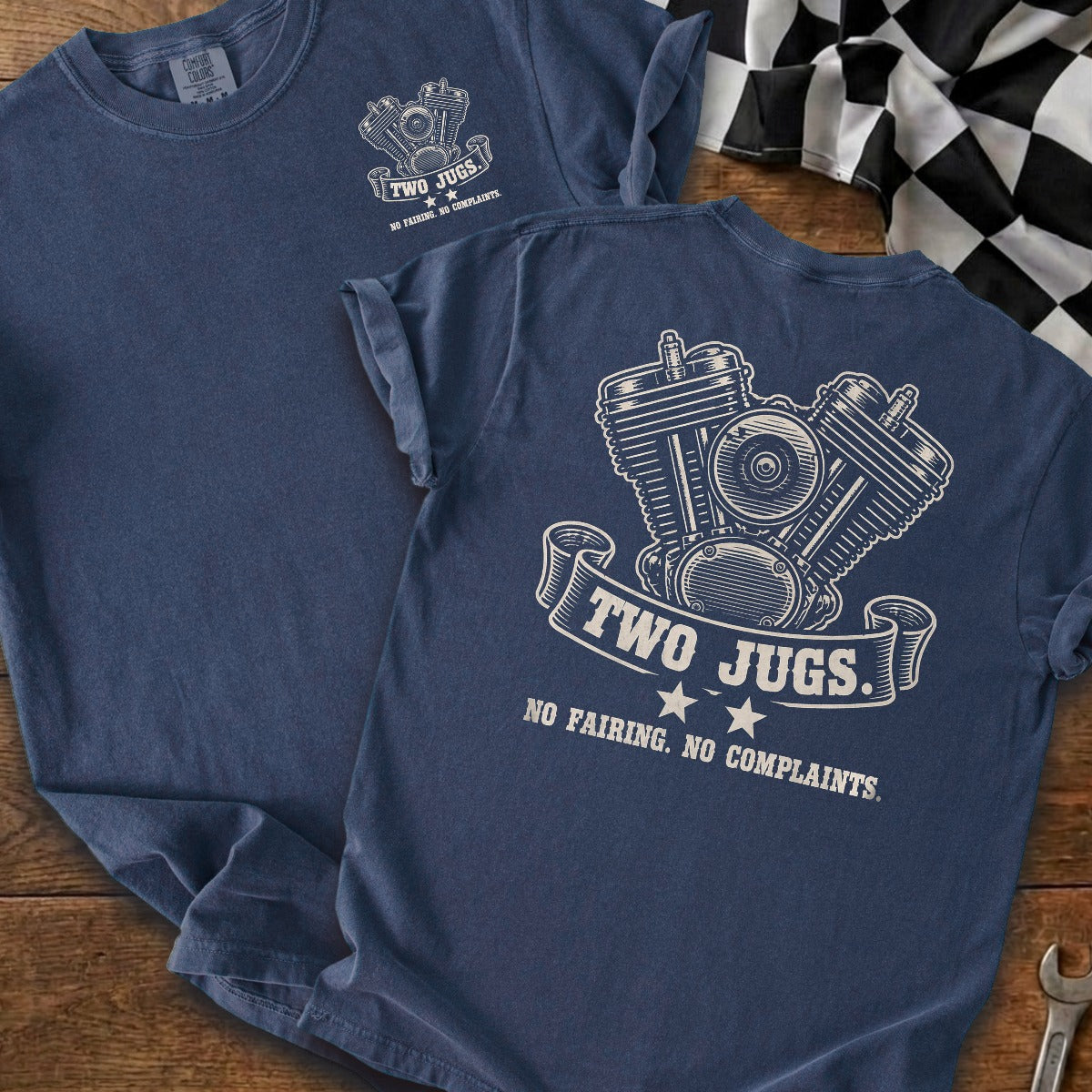 True Navy | Front & Back