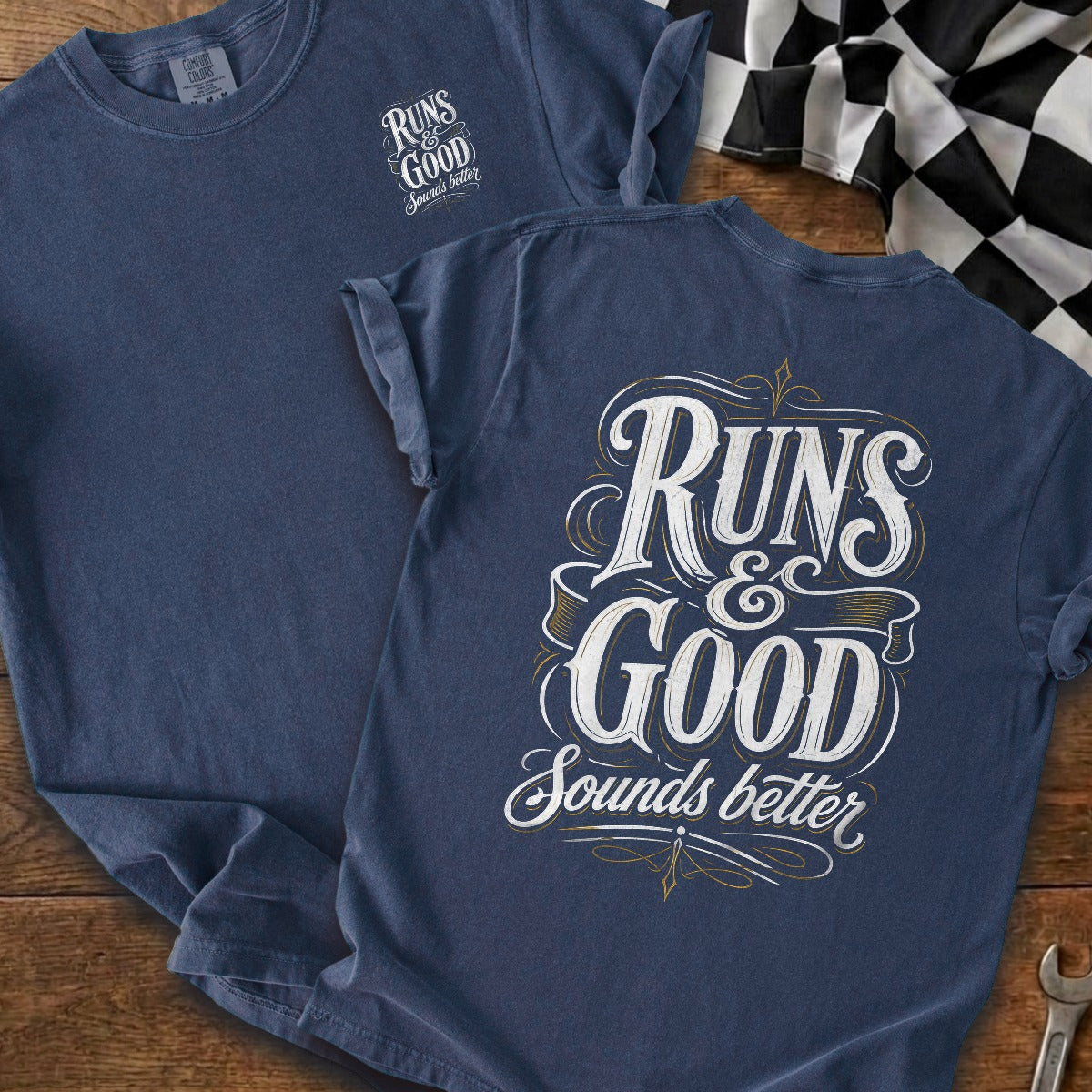True Navy | Front & Back