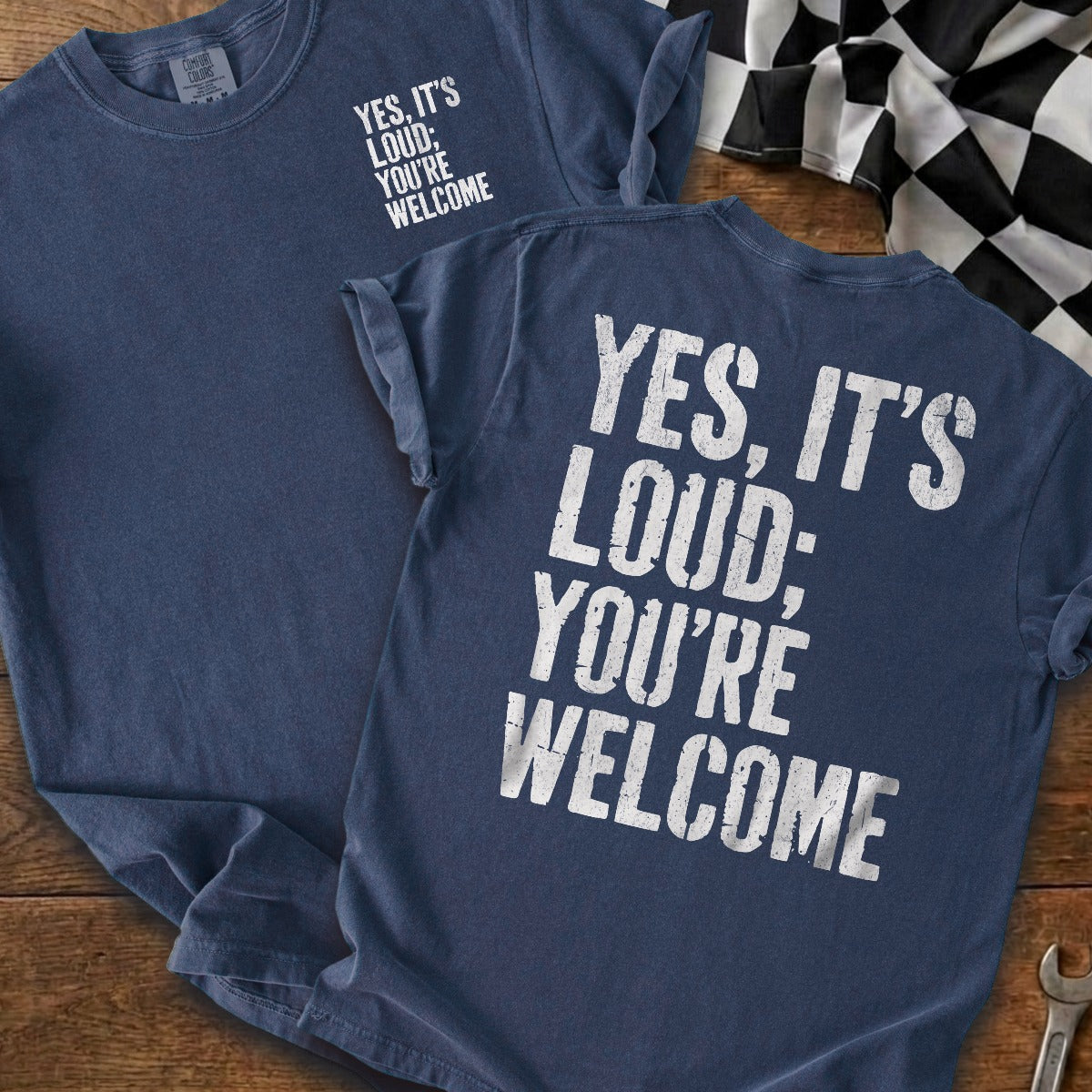 True Navy | Front & Back