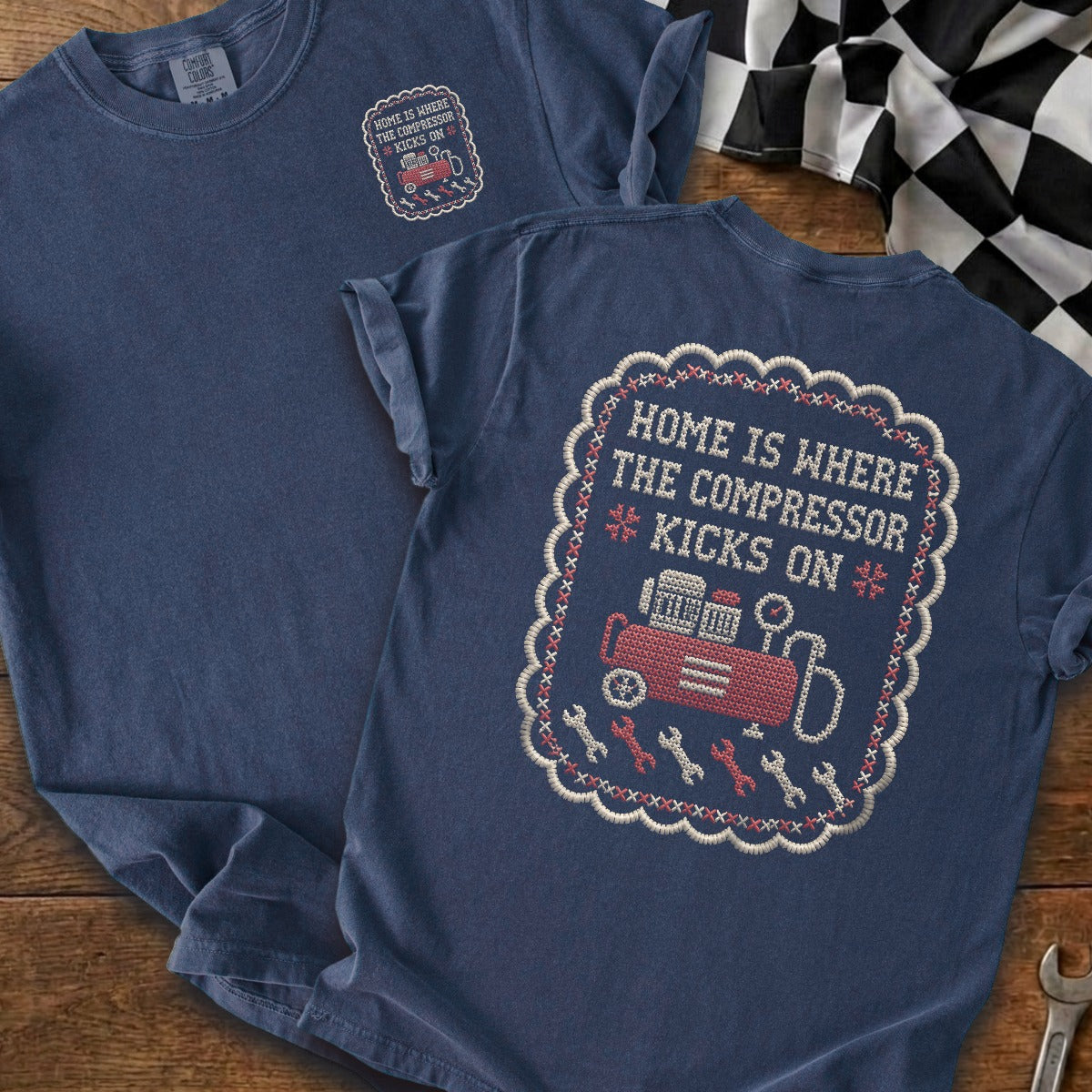 True Navy | Front & Back
