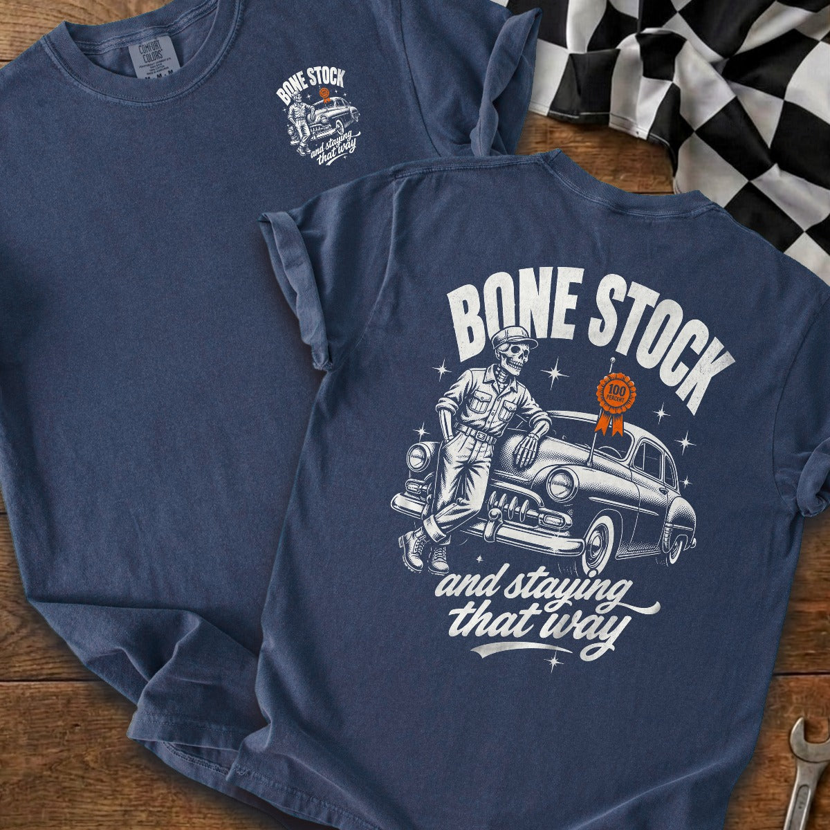 True Navy | Front & Back