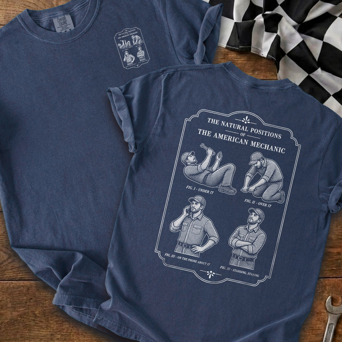 True Navy | Front & Back
