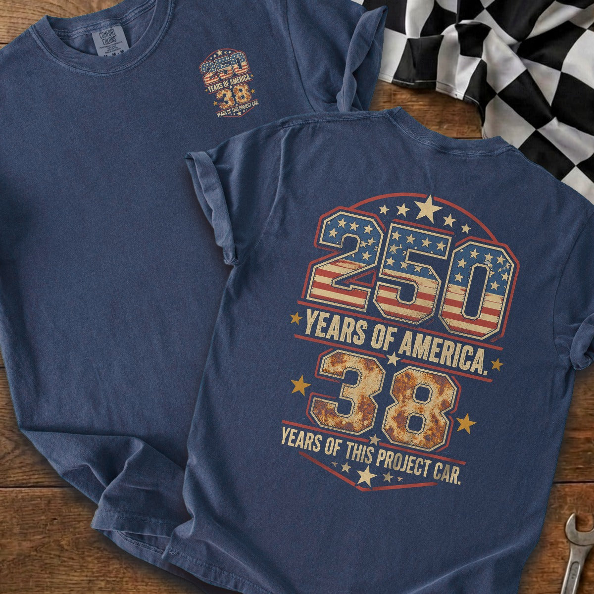 True Navy | Front & Back