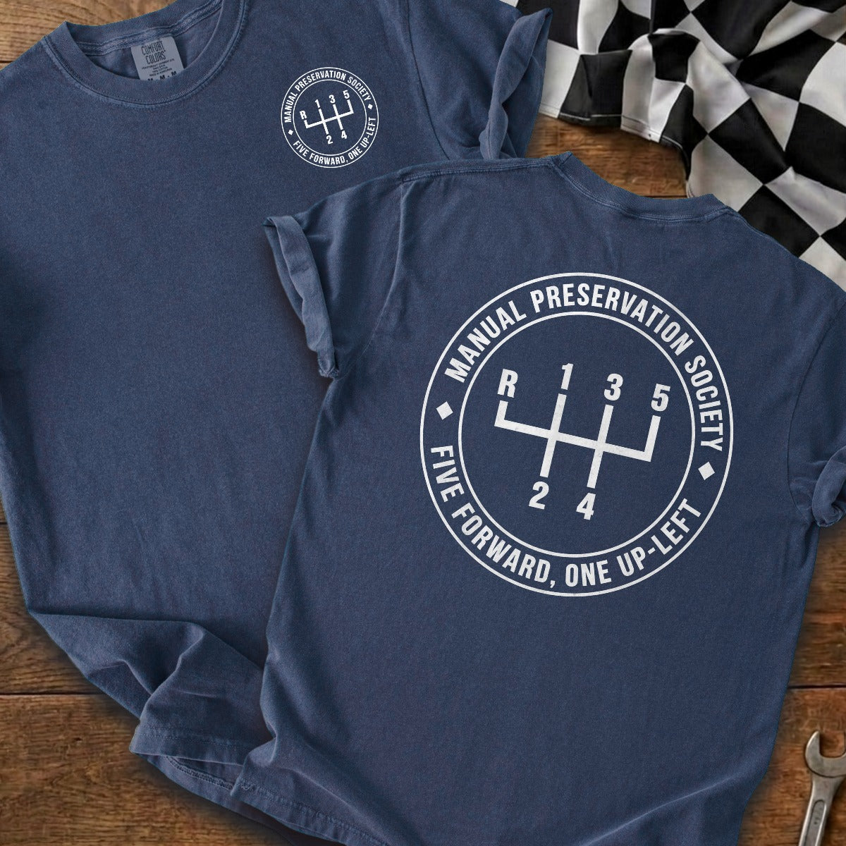 True Navy | Front & Back