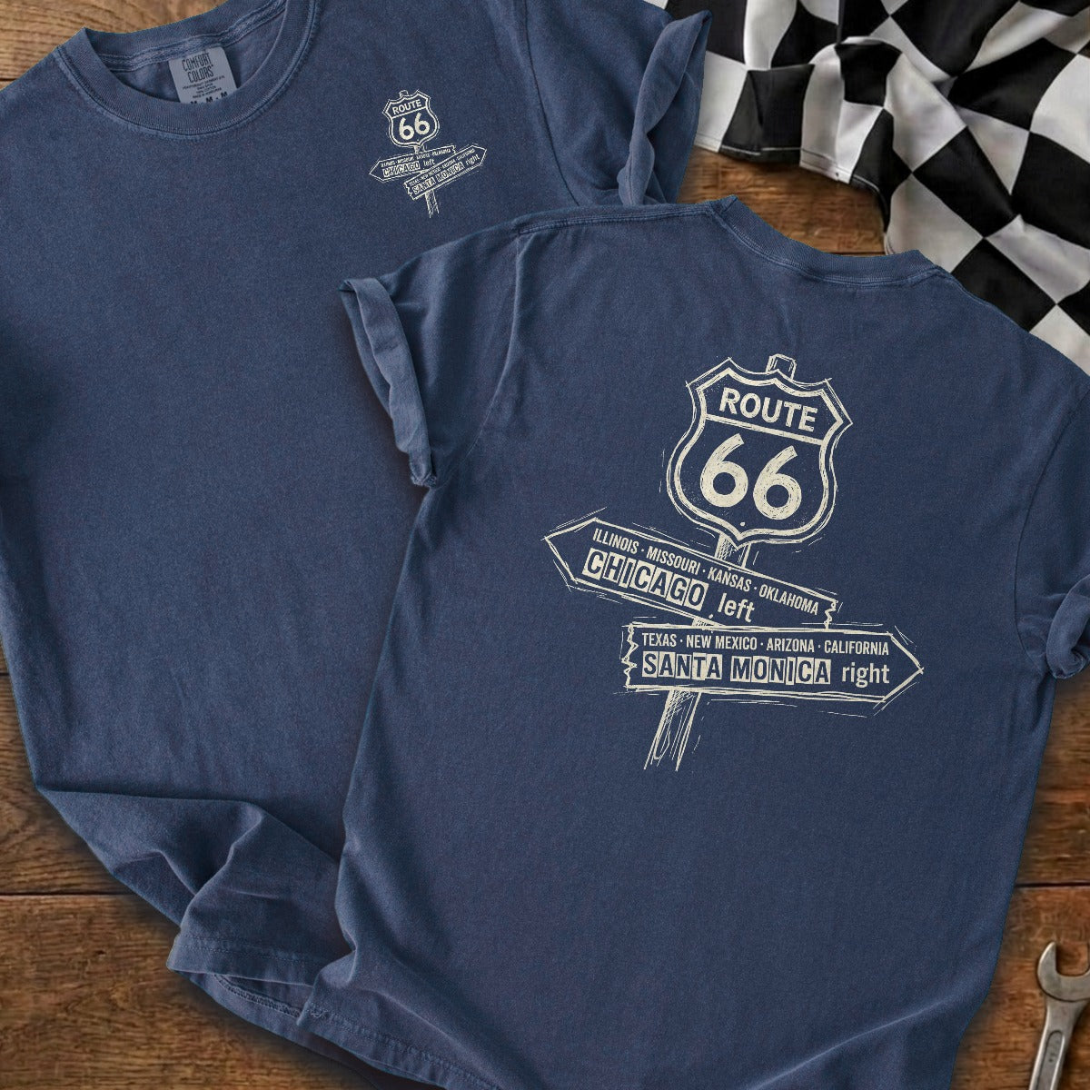 True Navy | Front & Back