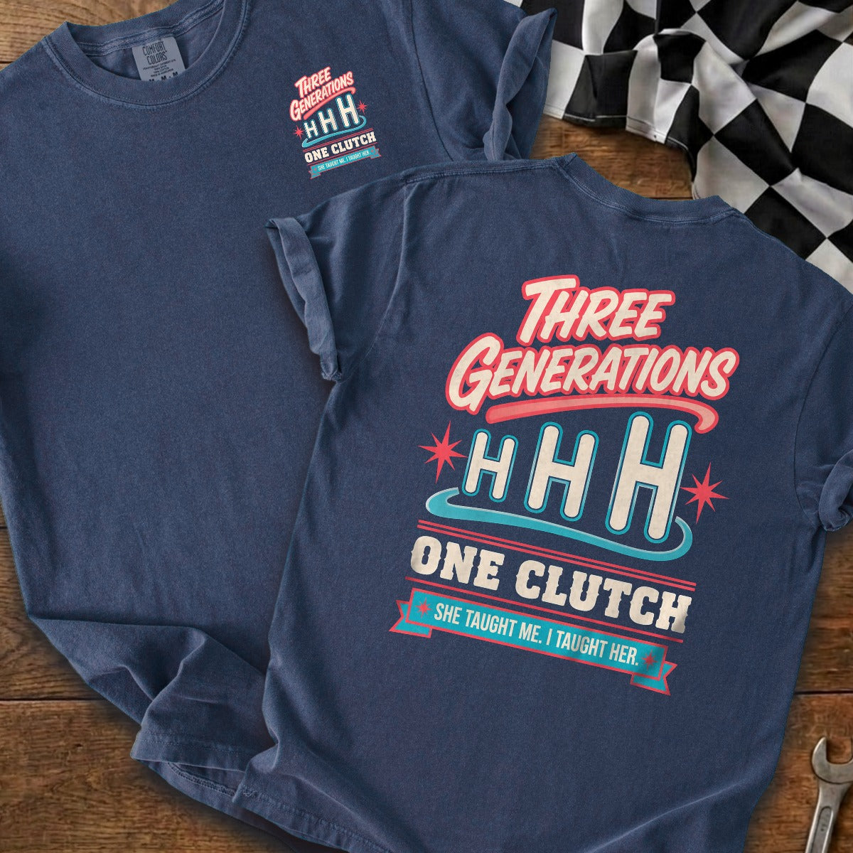 True Navy | Front & Back