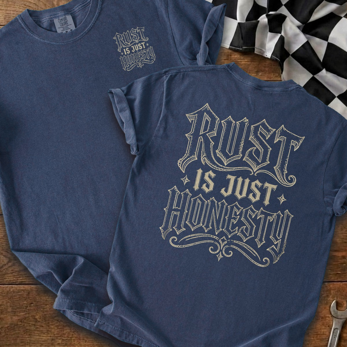 True Navy | Front & Back