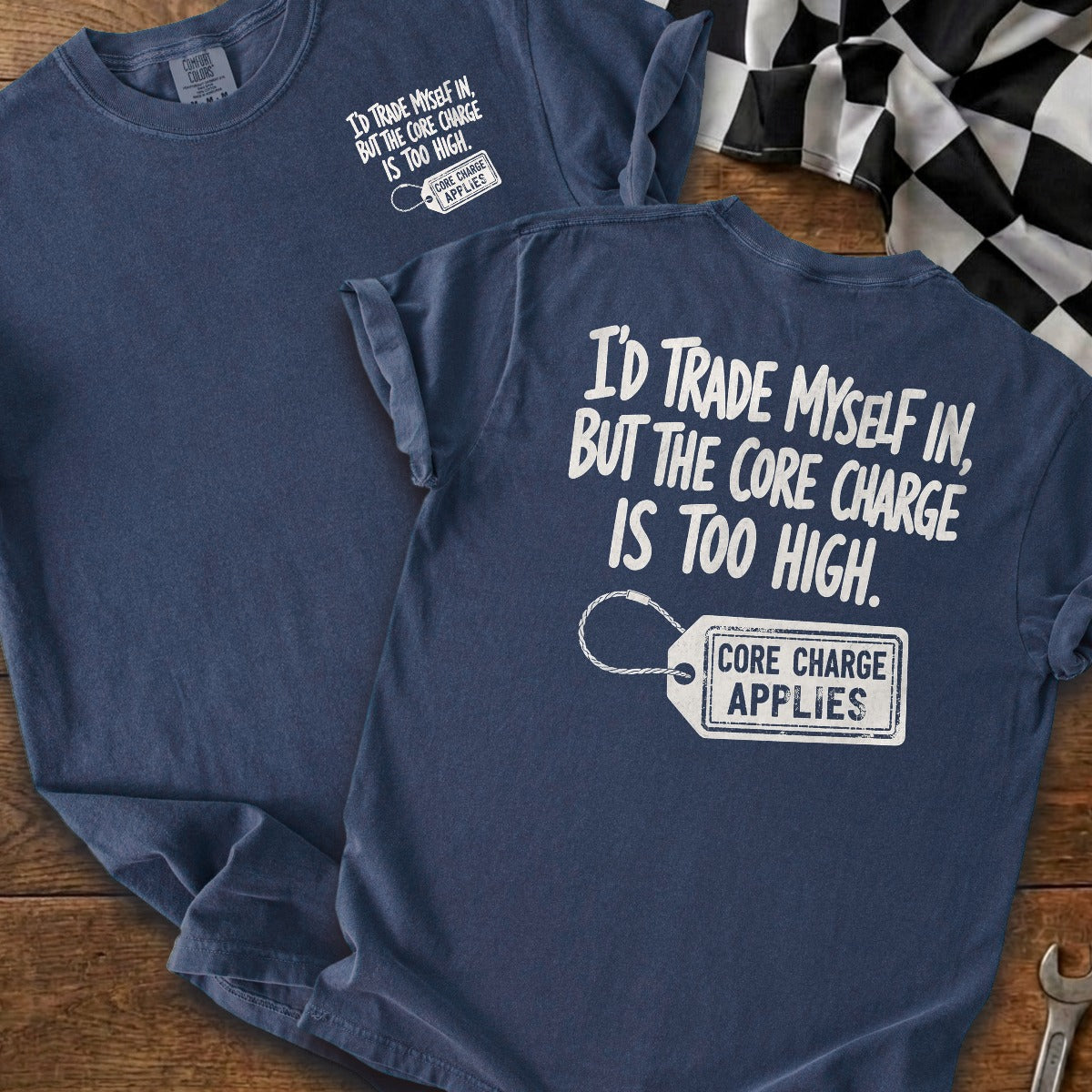 True Navy | Front & Back