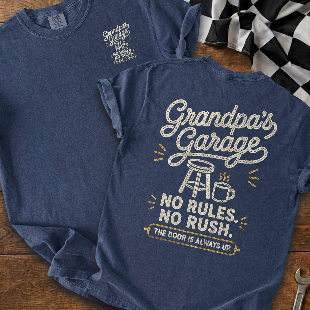 True Navy | Front & Back