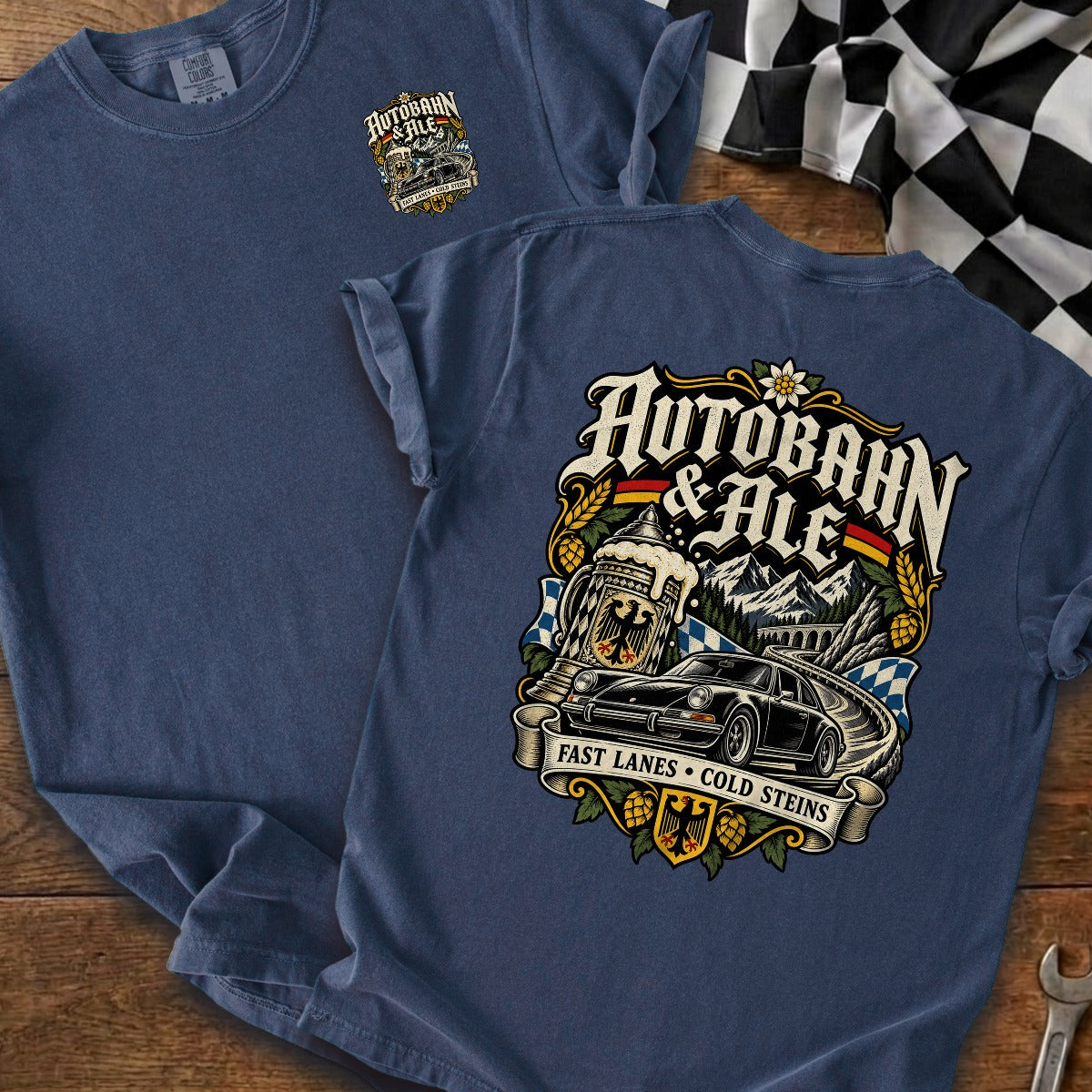 True Navy | Front & Back