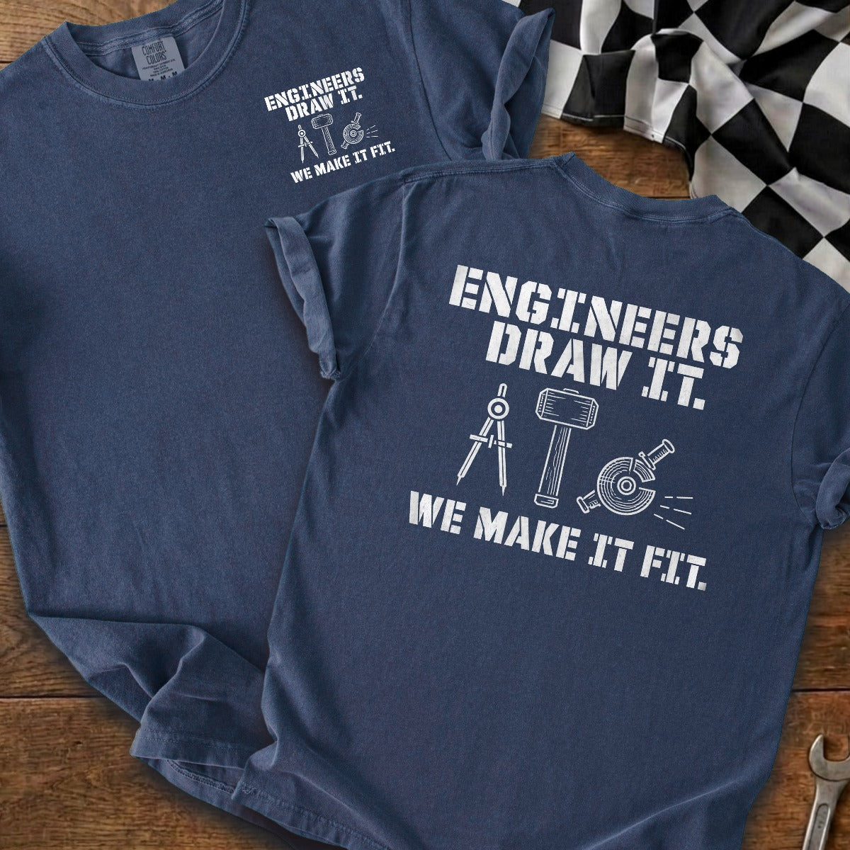 True Navy | Front & Back