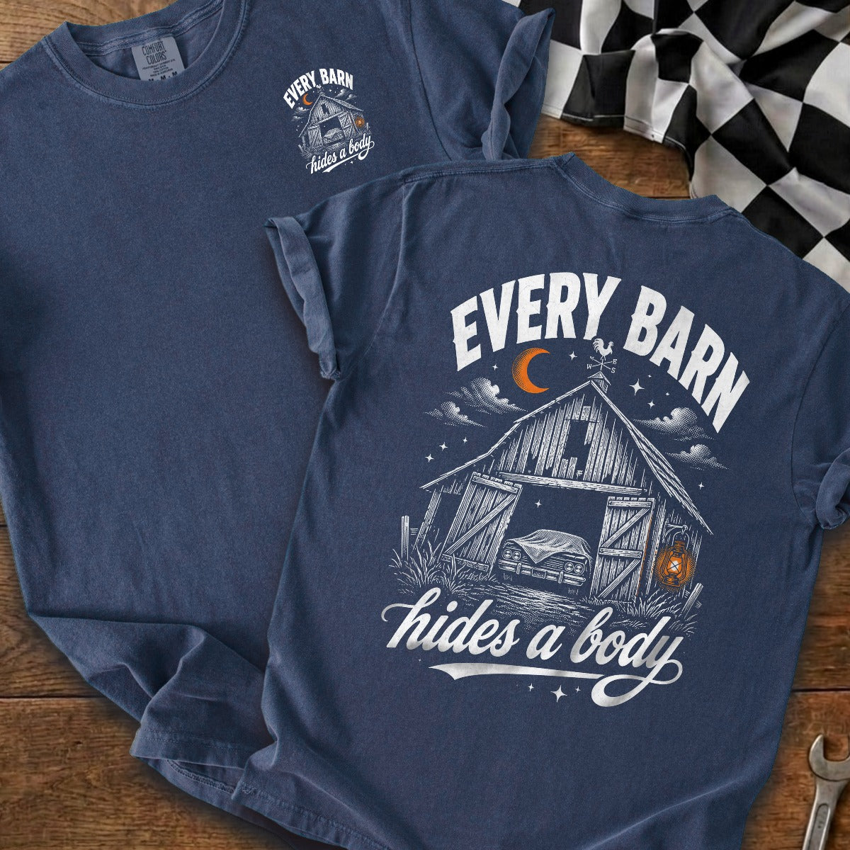 True Navy | Front & Back