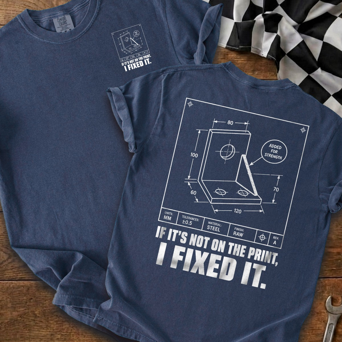 True Navy | Front & Back