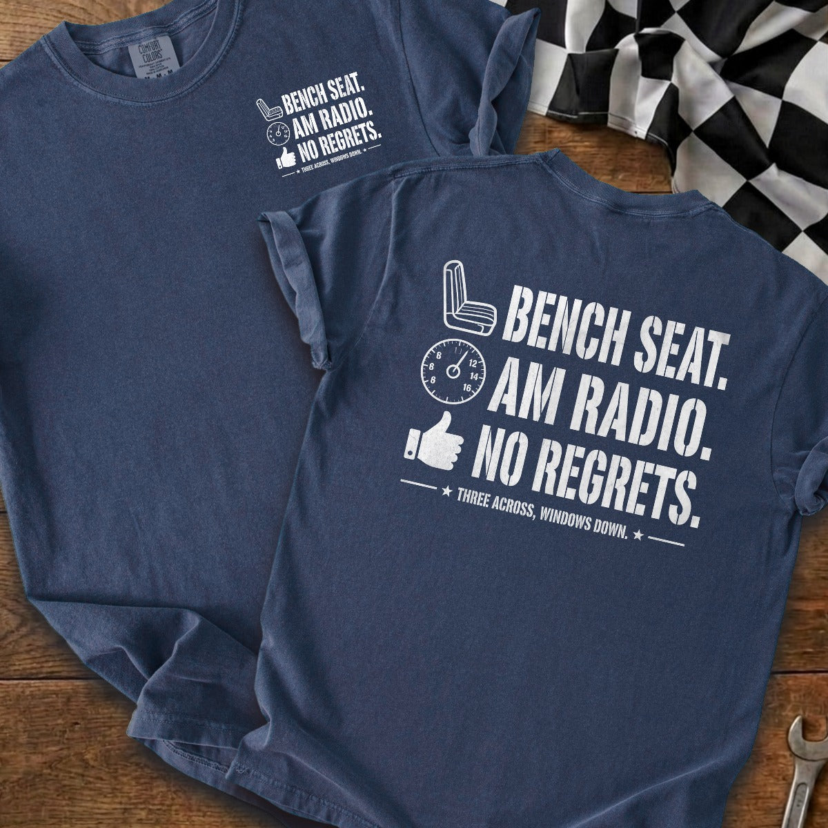 True Navy | Front & Back