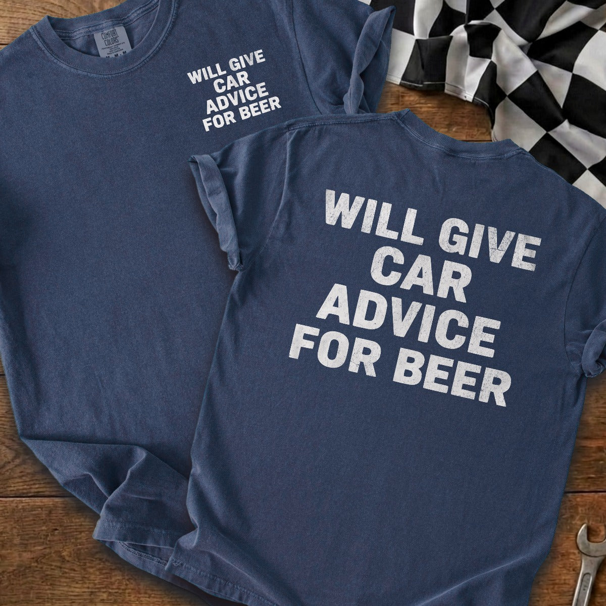True Navy | Front & Back