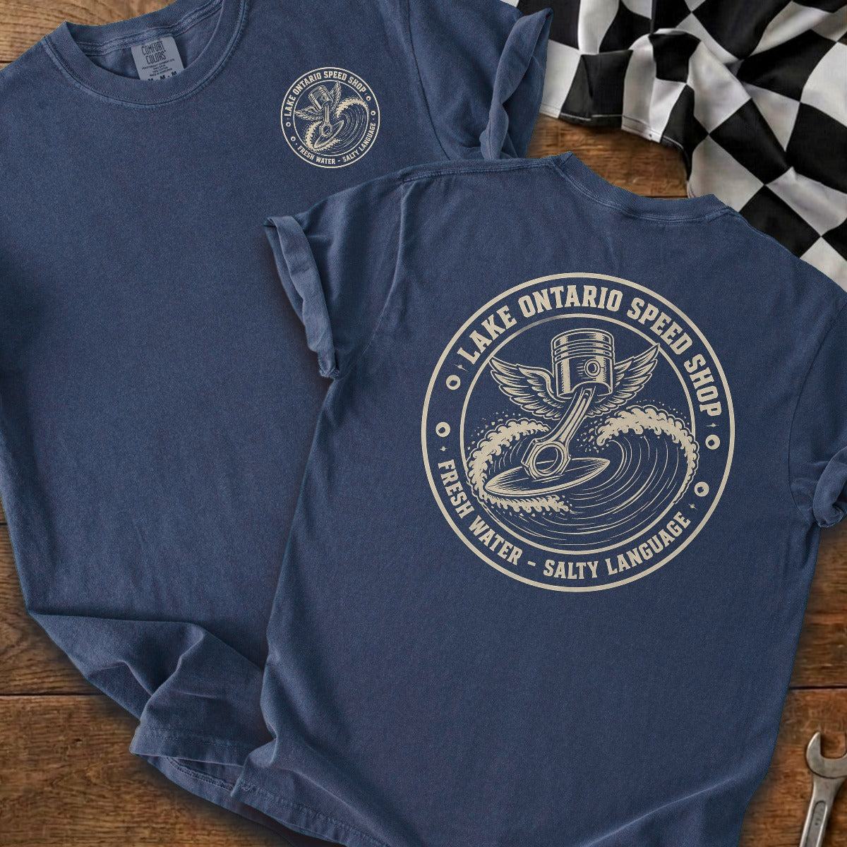 True Navy | Front & Back
