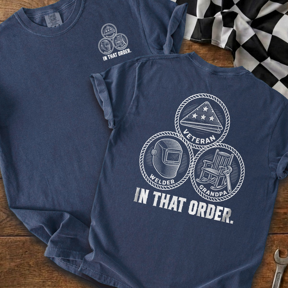 True Navy | Front & Back