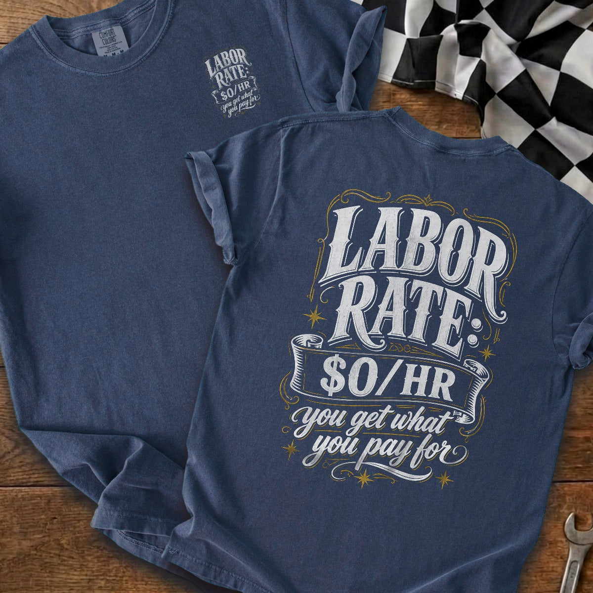 True Navy | Front & Back