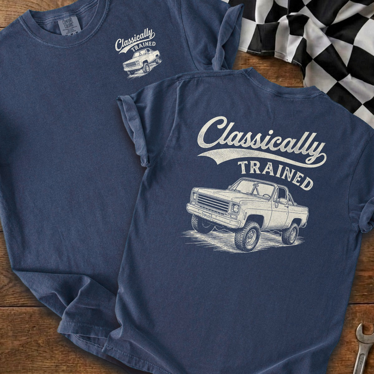 True Navy | Front & Back