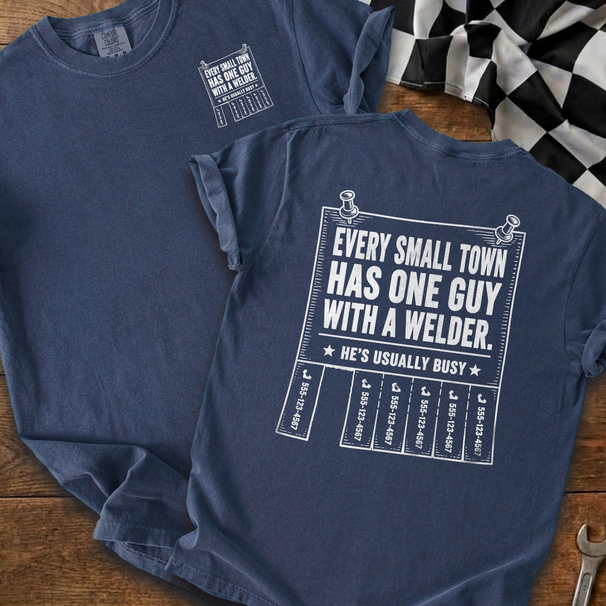 True Navy | Front & Back