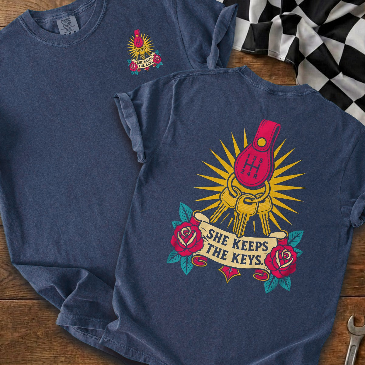 True Navy | Front & Back