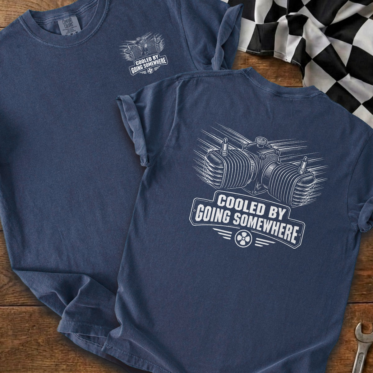 True Navy | Front & Back