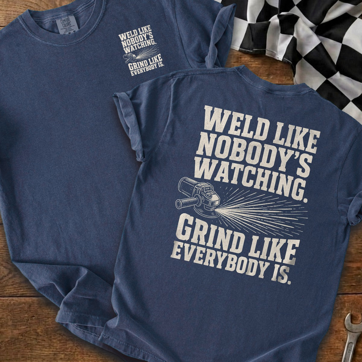 True Navy | Front & Back