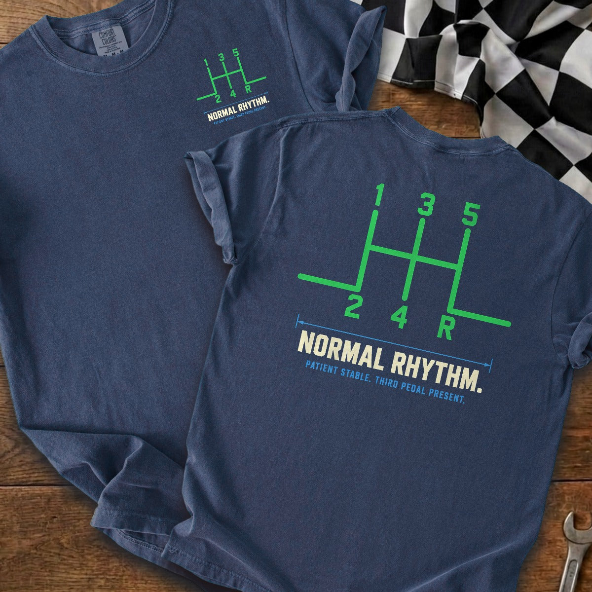 True Navy | Front & Back