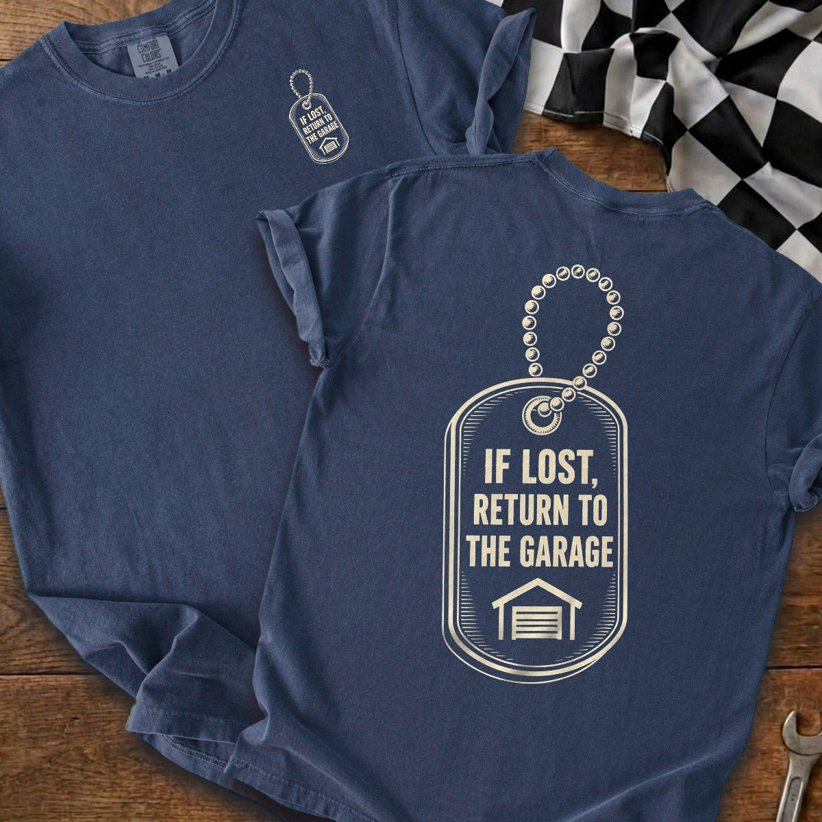 True Navy | Front & Back