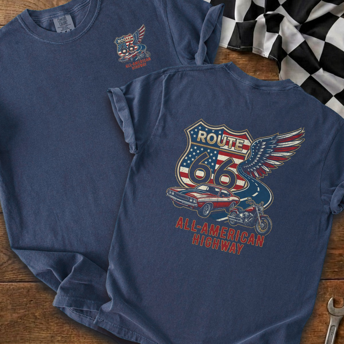 True Navy | Front & Back