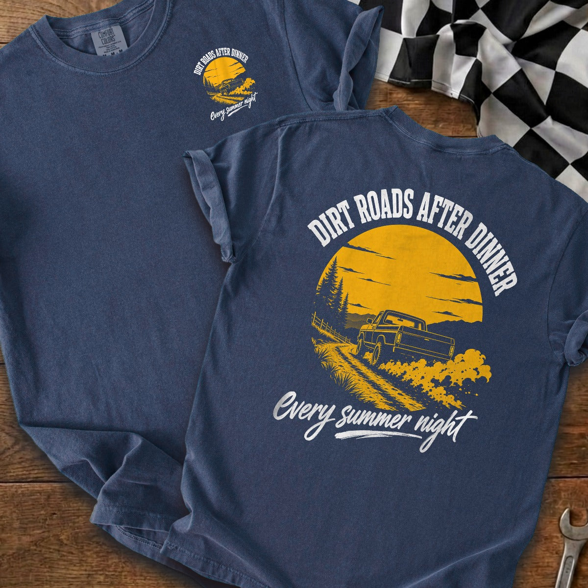 True Navy | Front & Back