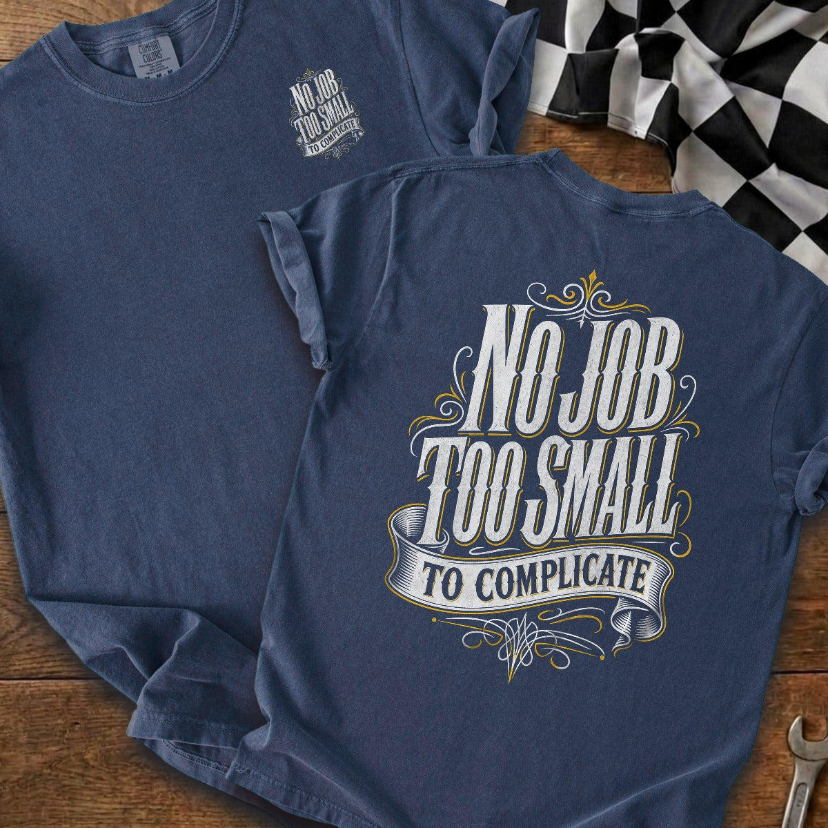 True Navy | Front & Back