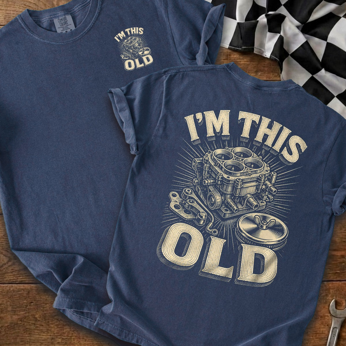 True Navy | Front & Back