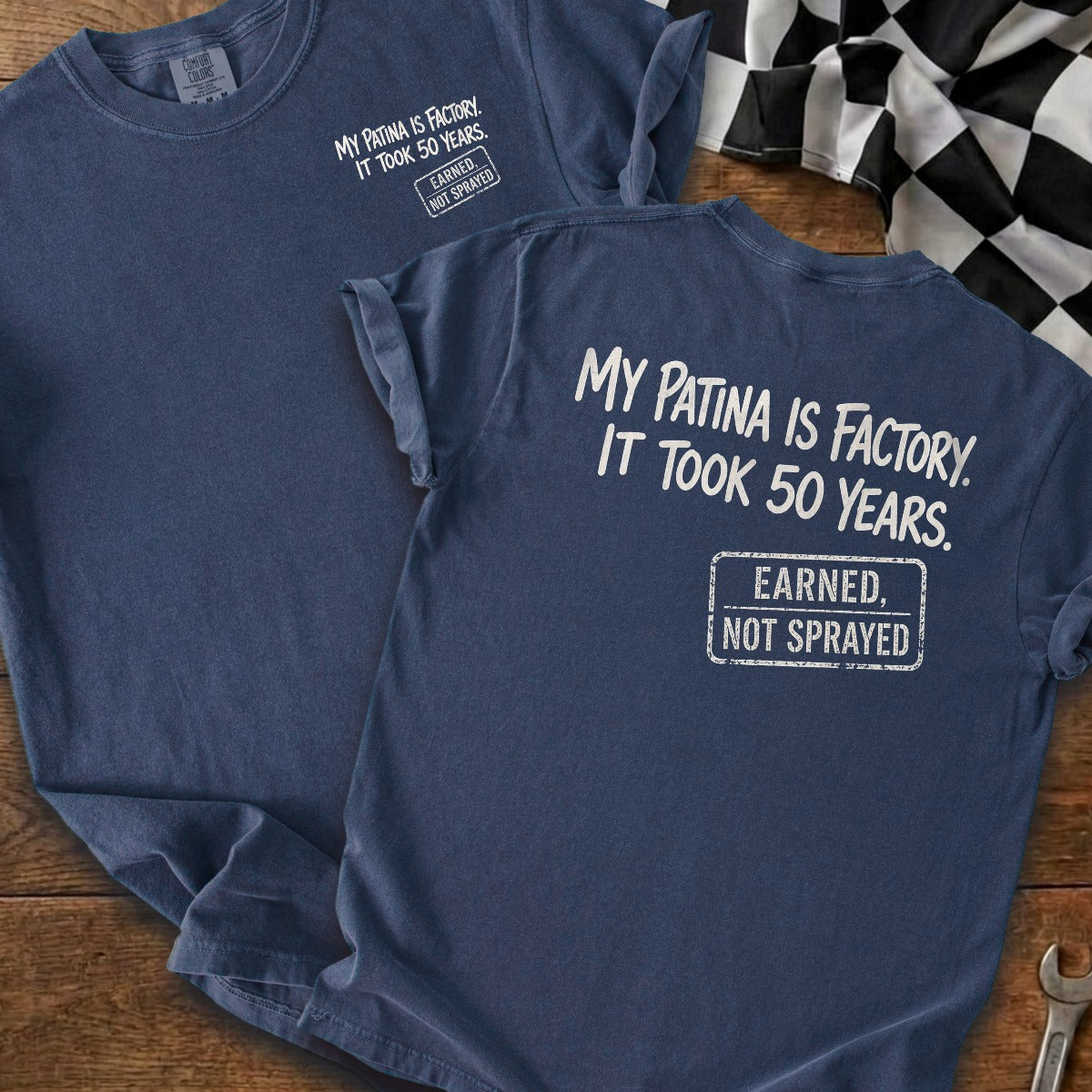 True Navy | Front & Back