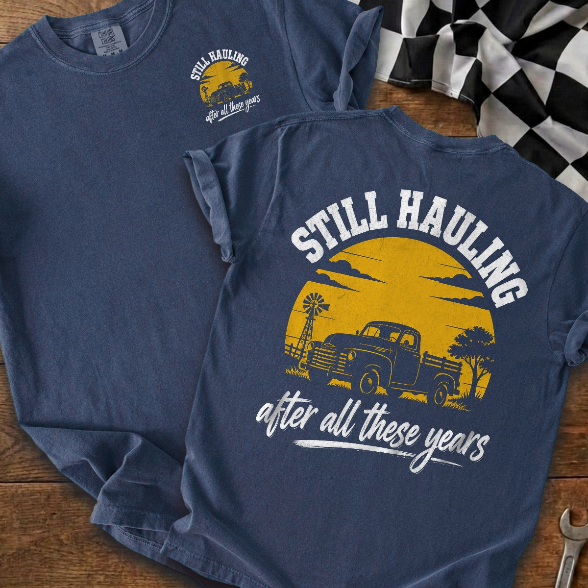True Navy | Front & Back