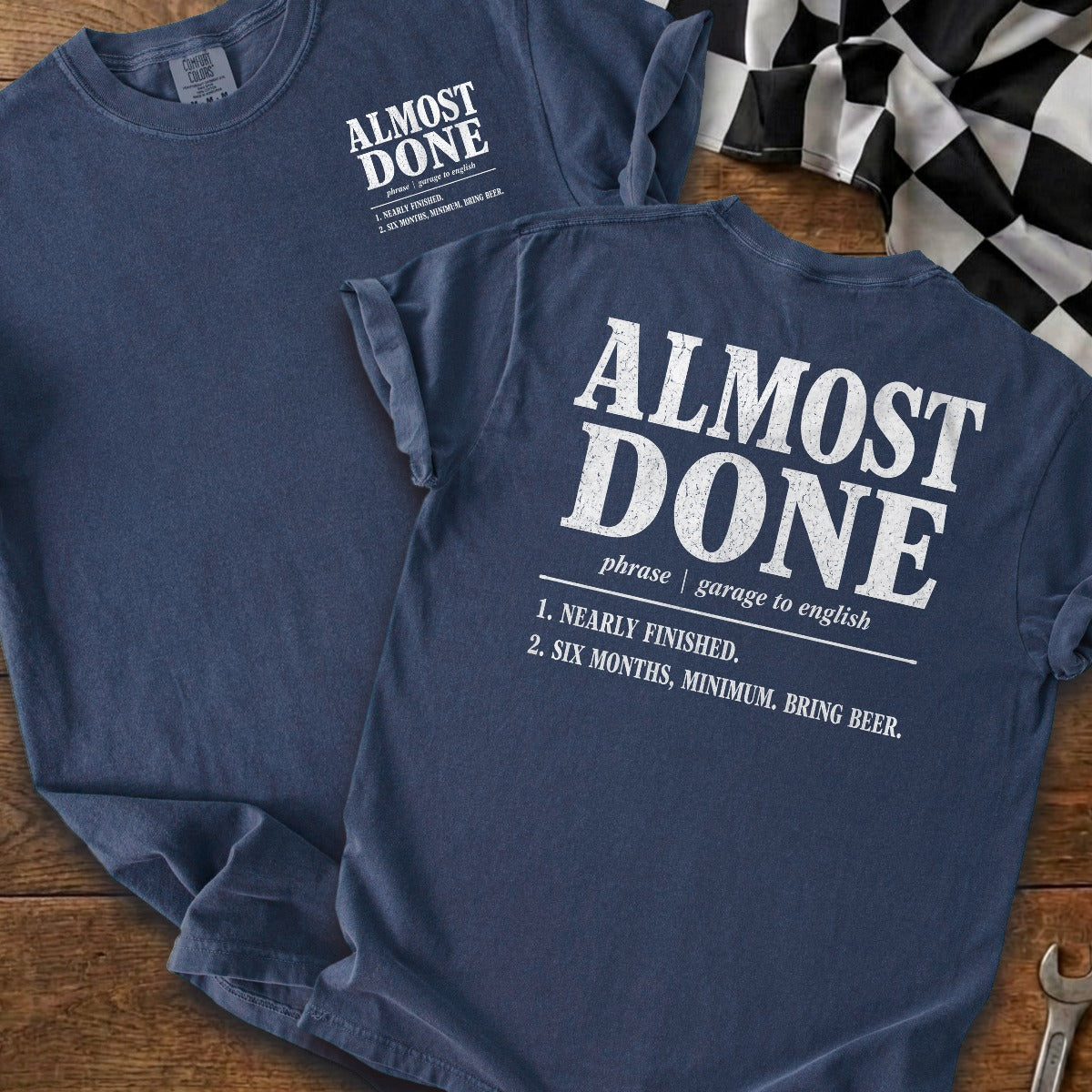 True Navy | Front & Back