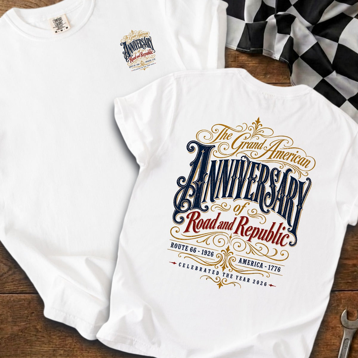 White | Front & Back