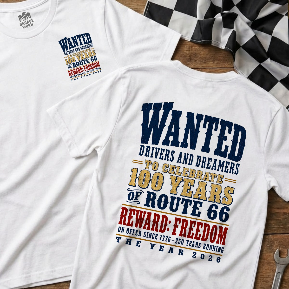 White | Front & Back
