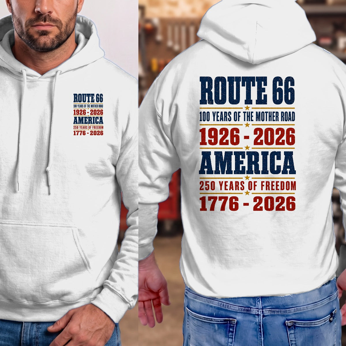 White | Front & Back