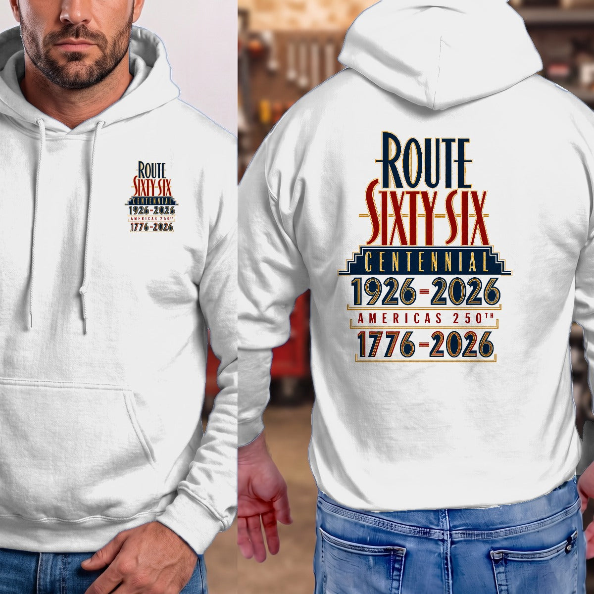 White | Front & Back