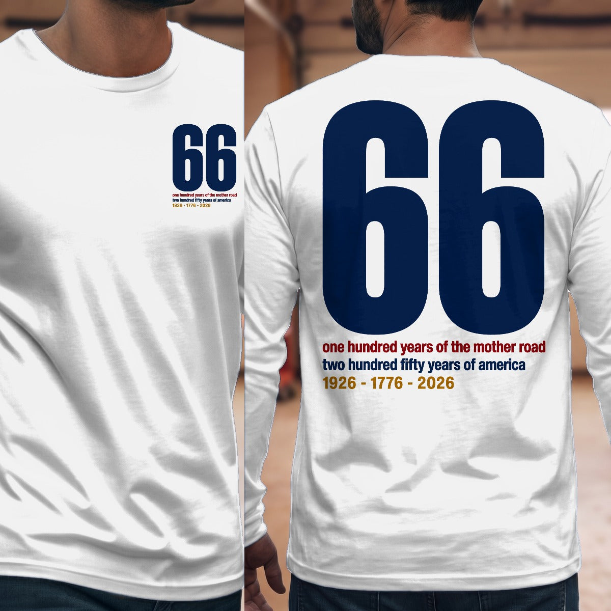 White | Front & Back