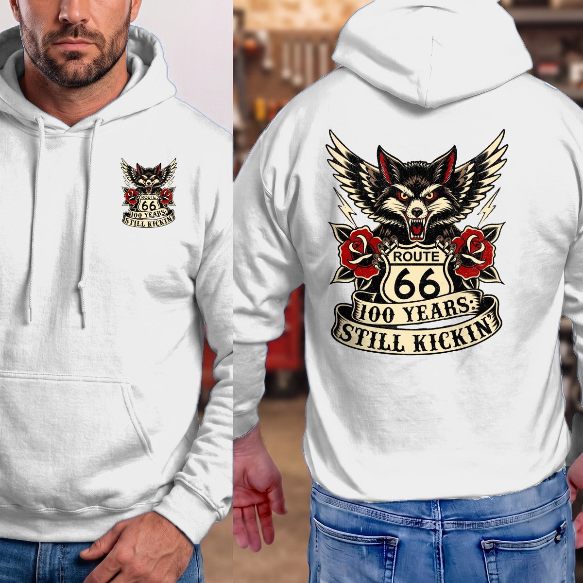 White | Front & Back