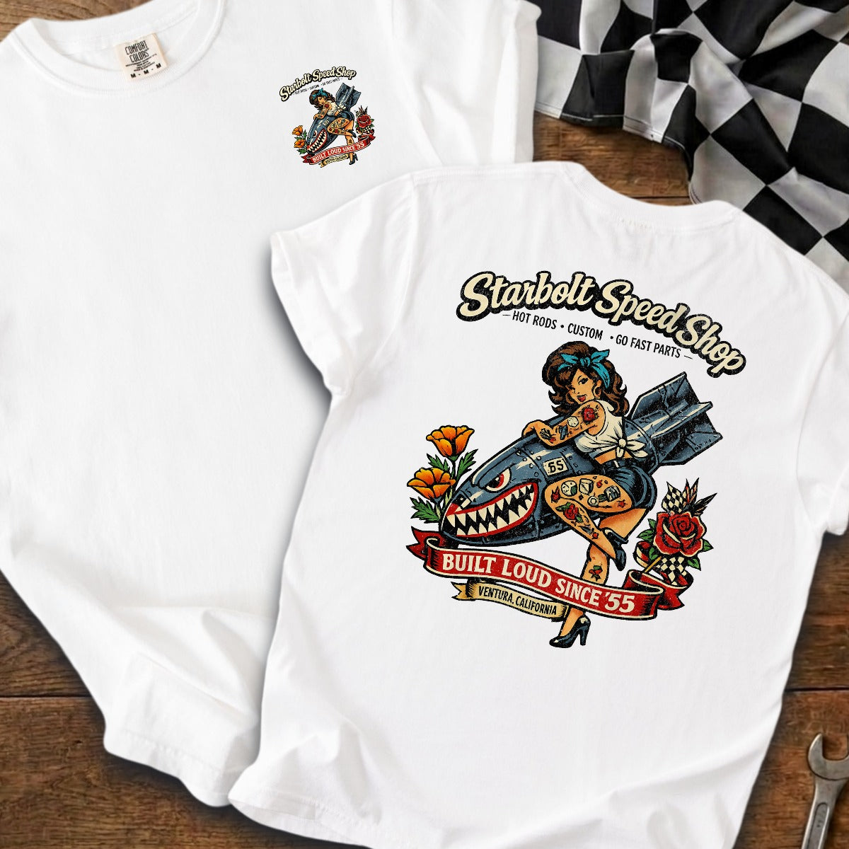 White | Front & Back