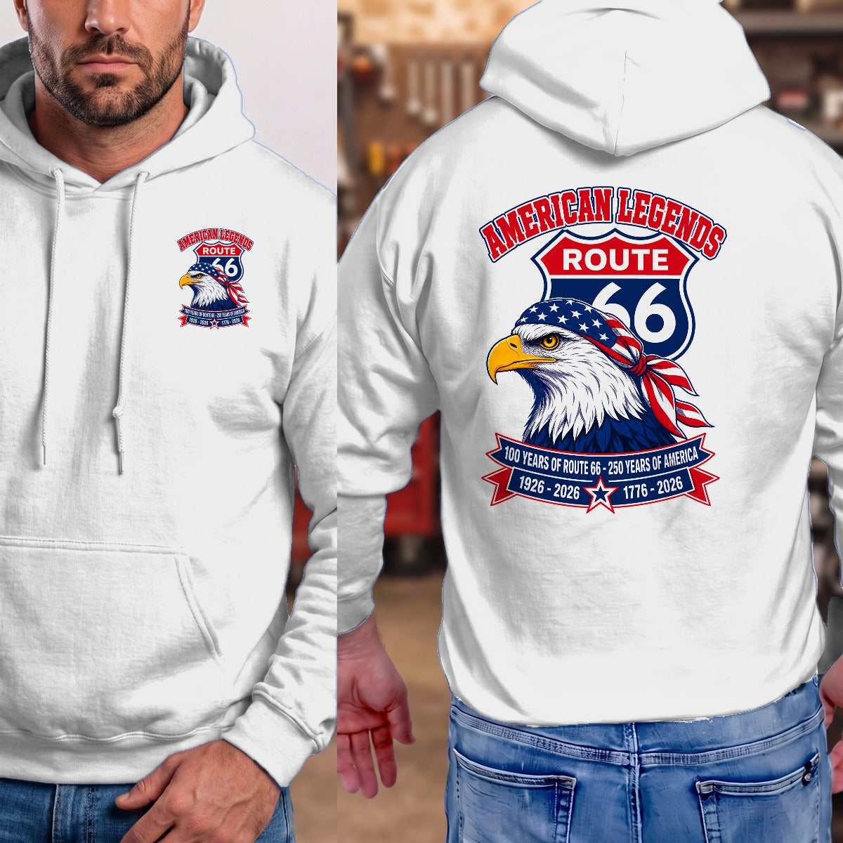 White | Front & Back