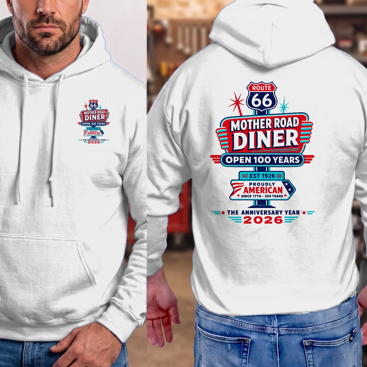 White | Front & Back