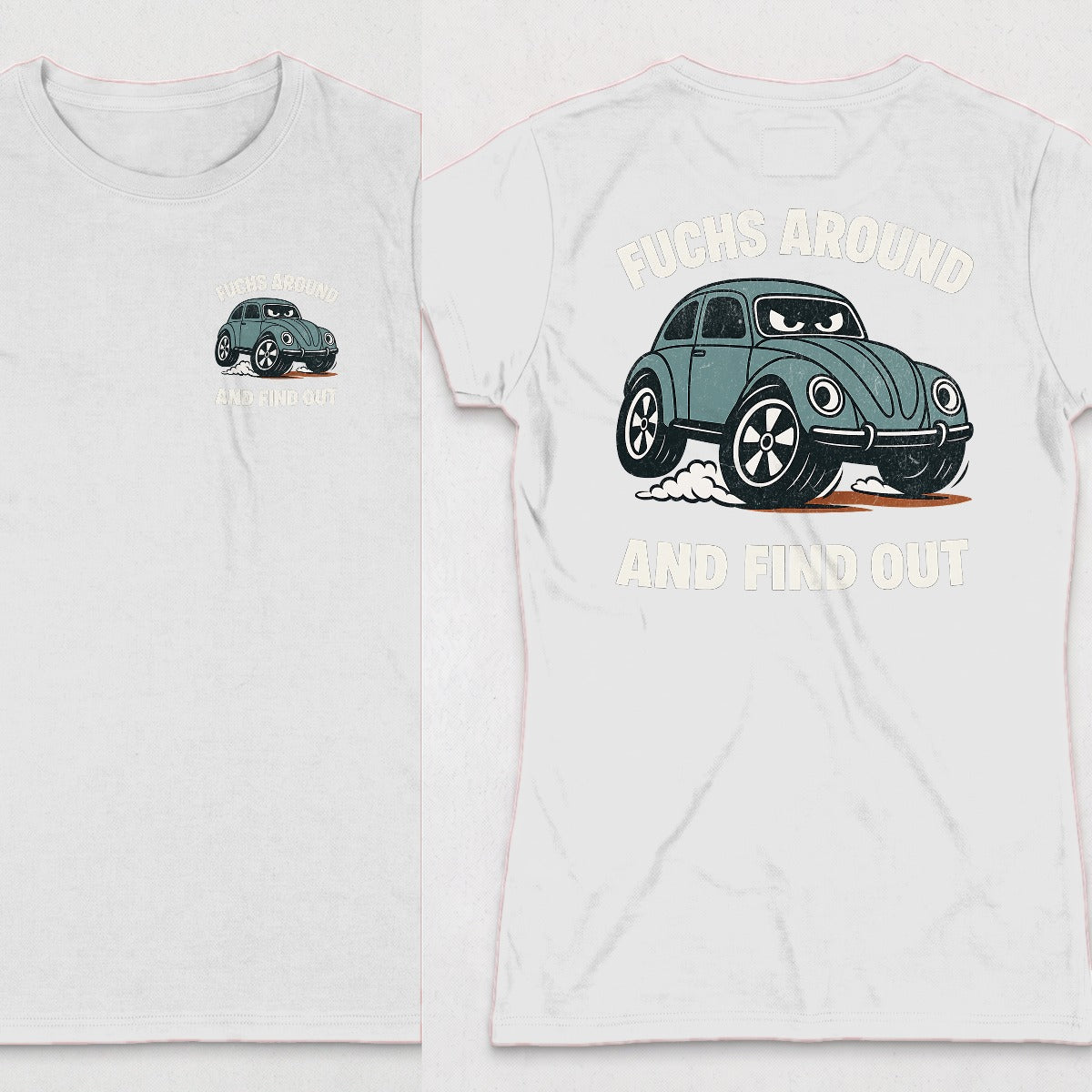 White | Left Chest + Back