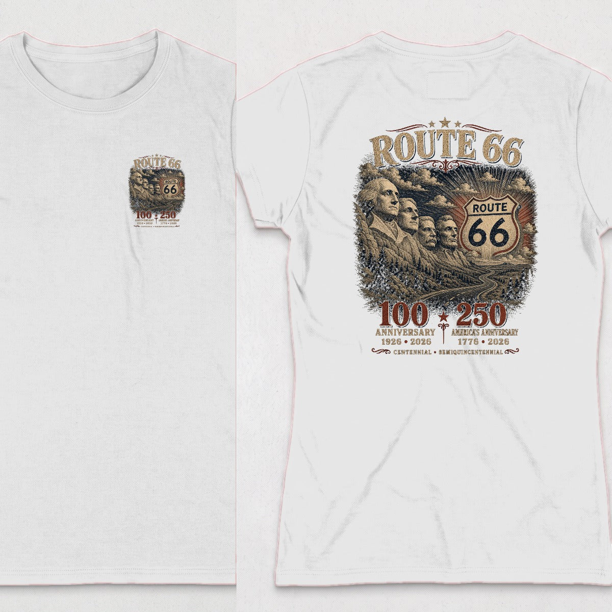 White | Left Chest + Back