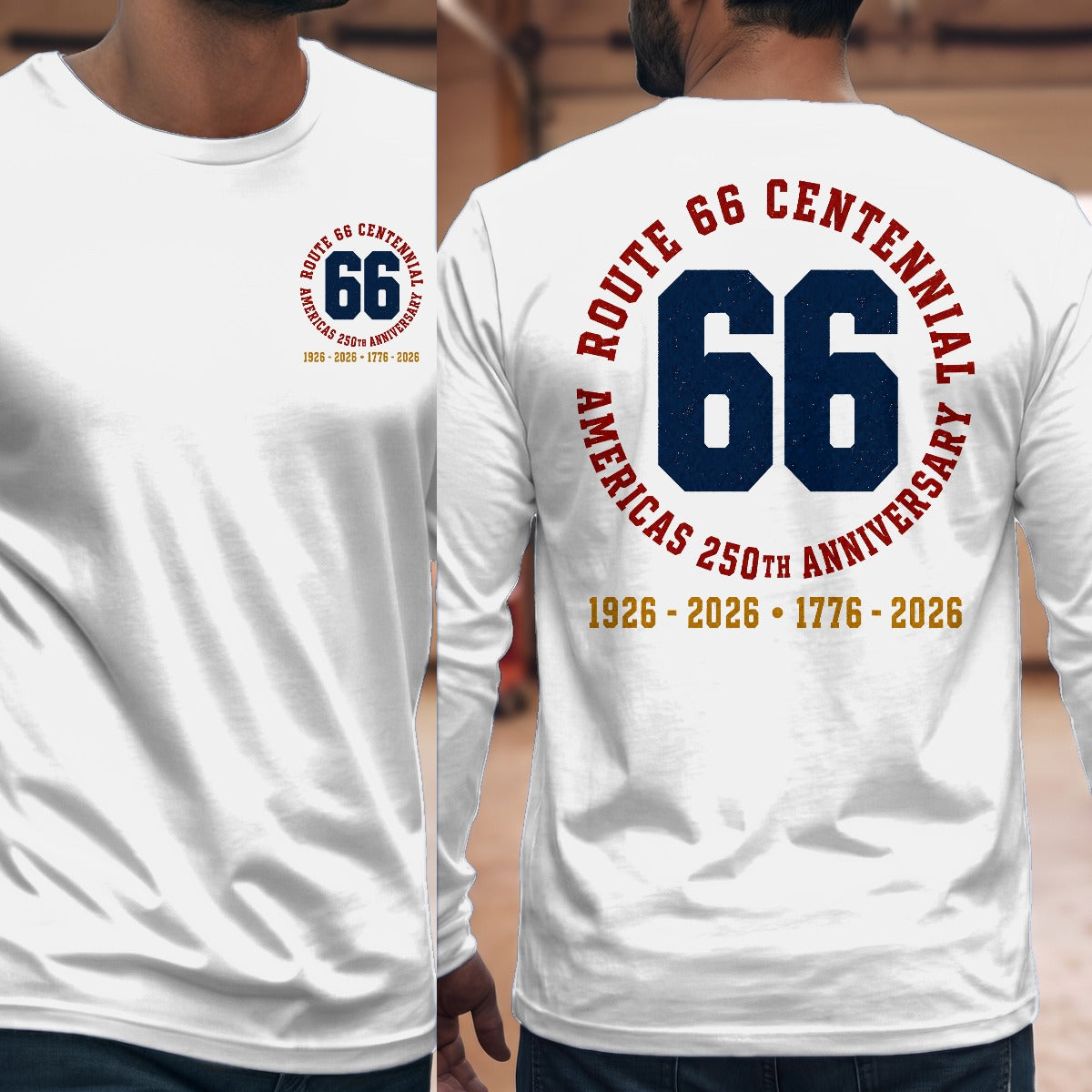 White | Front & Back